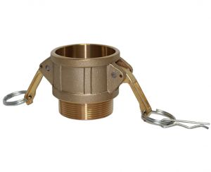 3" Type B Brass 3" Female Cam and Groove x 3" Male NPT Thread