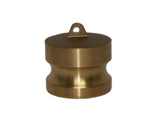 Brass 1" Camlock Dust Plug (Type DP)
