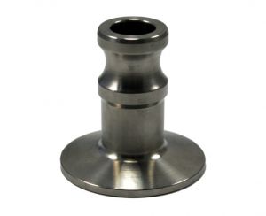 1/2" Type A  Male Cam and Groove Adapter by 1.5" Tri-Clover End