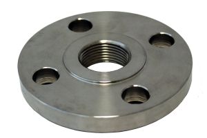 1 1/4" Threaded Pipe Flange (Stainless Steel)
