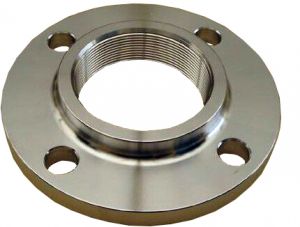 1" Threaded Pipe Flange (Stainless Steel)