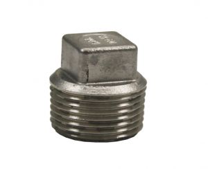 Square Head Plug (Stainless Steel)